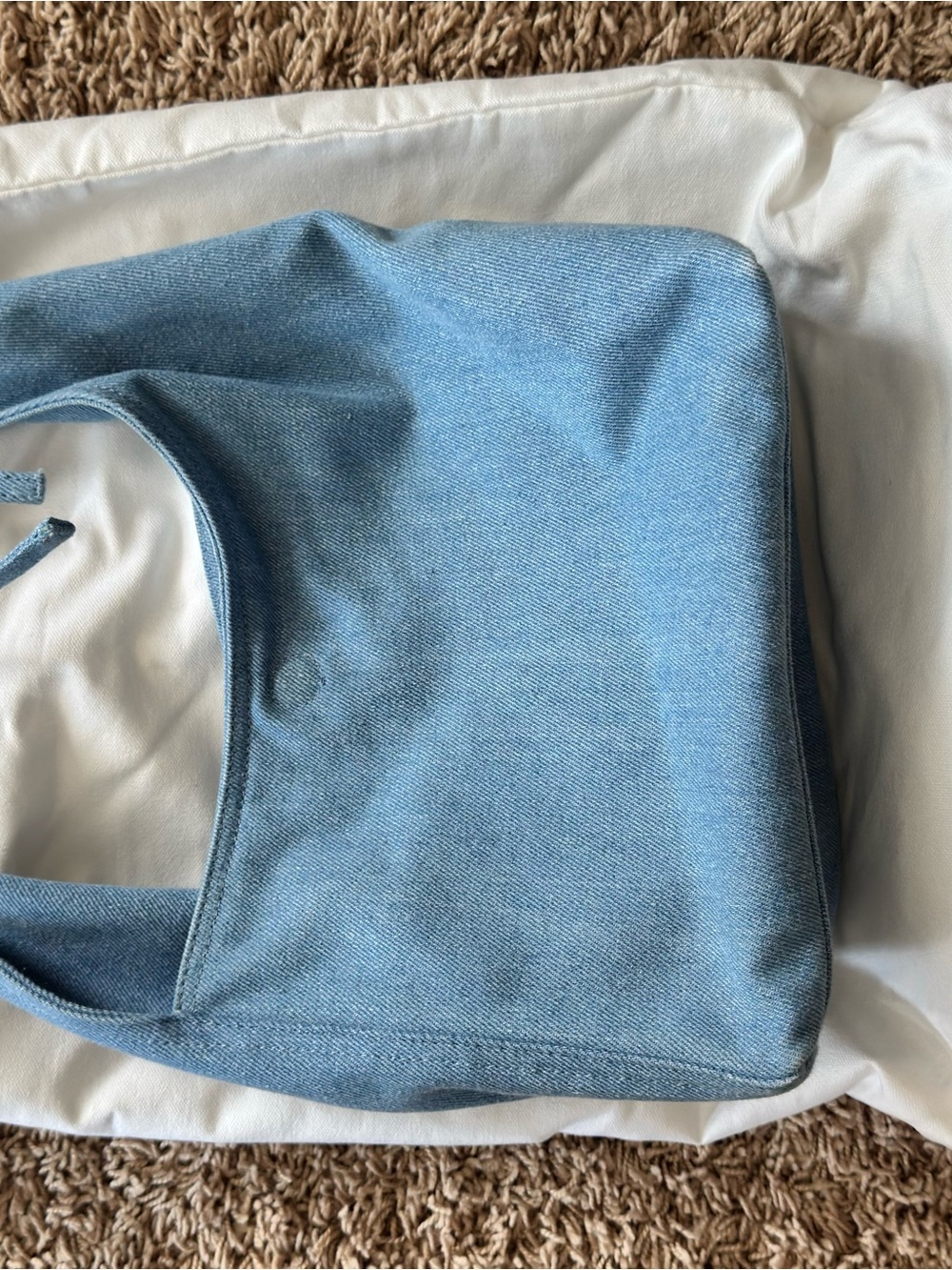 Reformation Small Victoria Bag in Denim - Picture 8 of 8